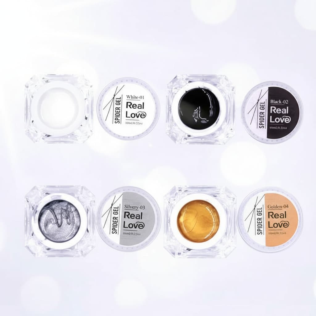 Gel Spider Real Love 10ML – Fio de Arte para Unhas Decoradas