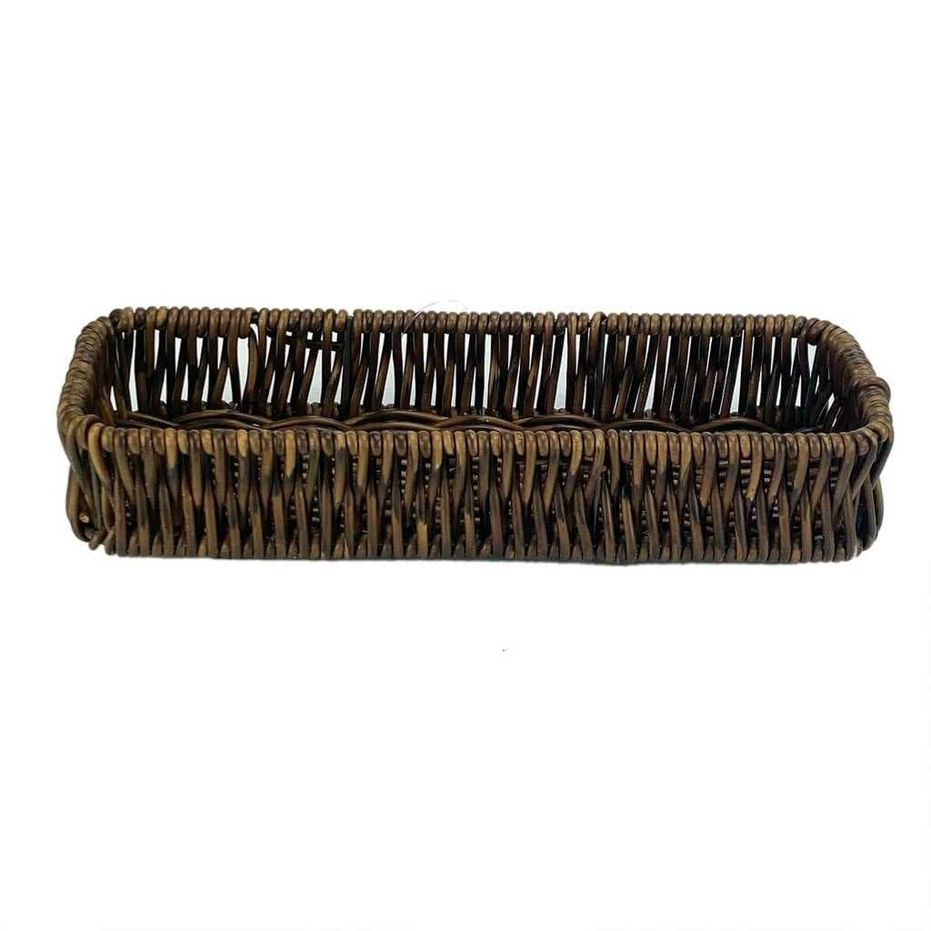 Bandeja Tramada Retangular Tipo Vime 23x8cm 6984