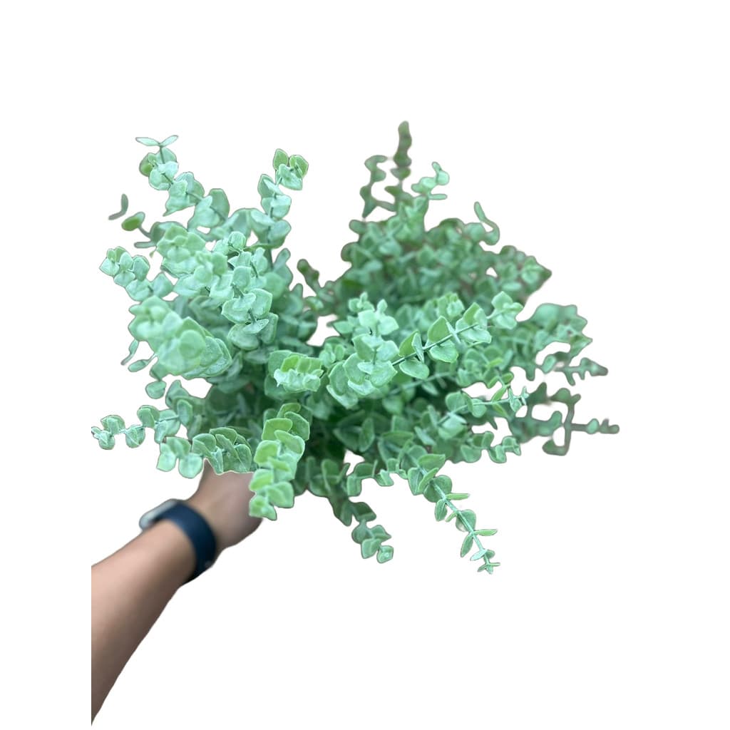 Folhagem Artificial de Eucalipto Cinza 40cm para Decoração/0054