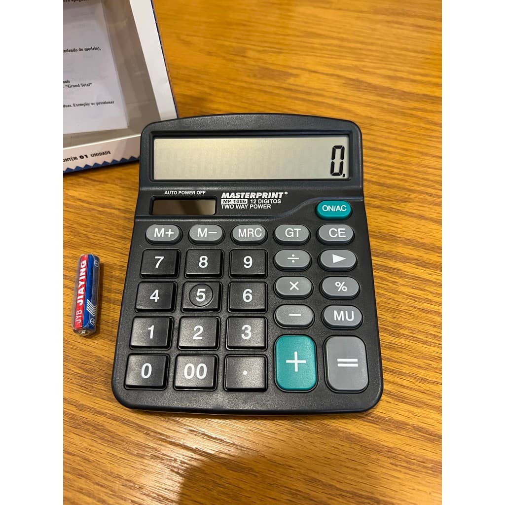 Calculadora Eletrônica Mp1087 - Masterprint
