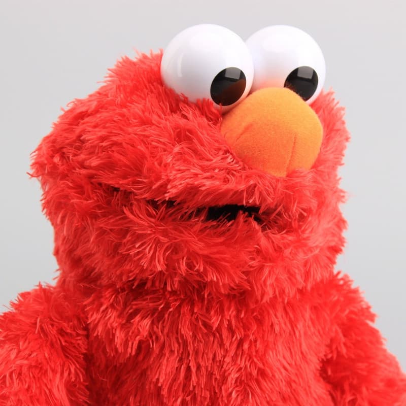 Fantoche De Mão Brinquedos De Pelúcia Elmo Biscoito Monstro Ernie Facilmente Macio E Recheados Clássico