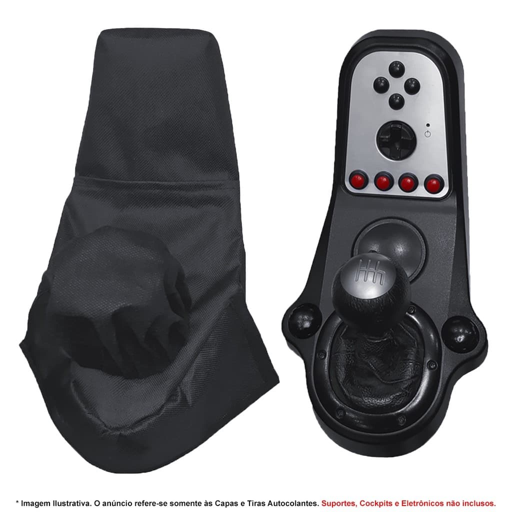 Capa Protetora Qualicapas Compatível c/ Câmbio Racing Wheel G25 G27 Simulador Gamer Logitech