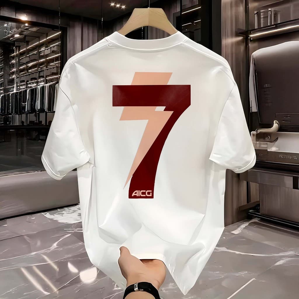 Camiseta Power Seven Street Wear T-Shirt Camisa Masculina100% Algodão Premium