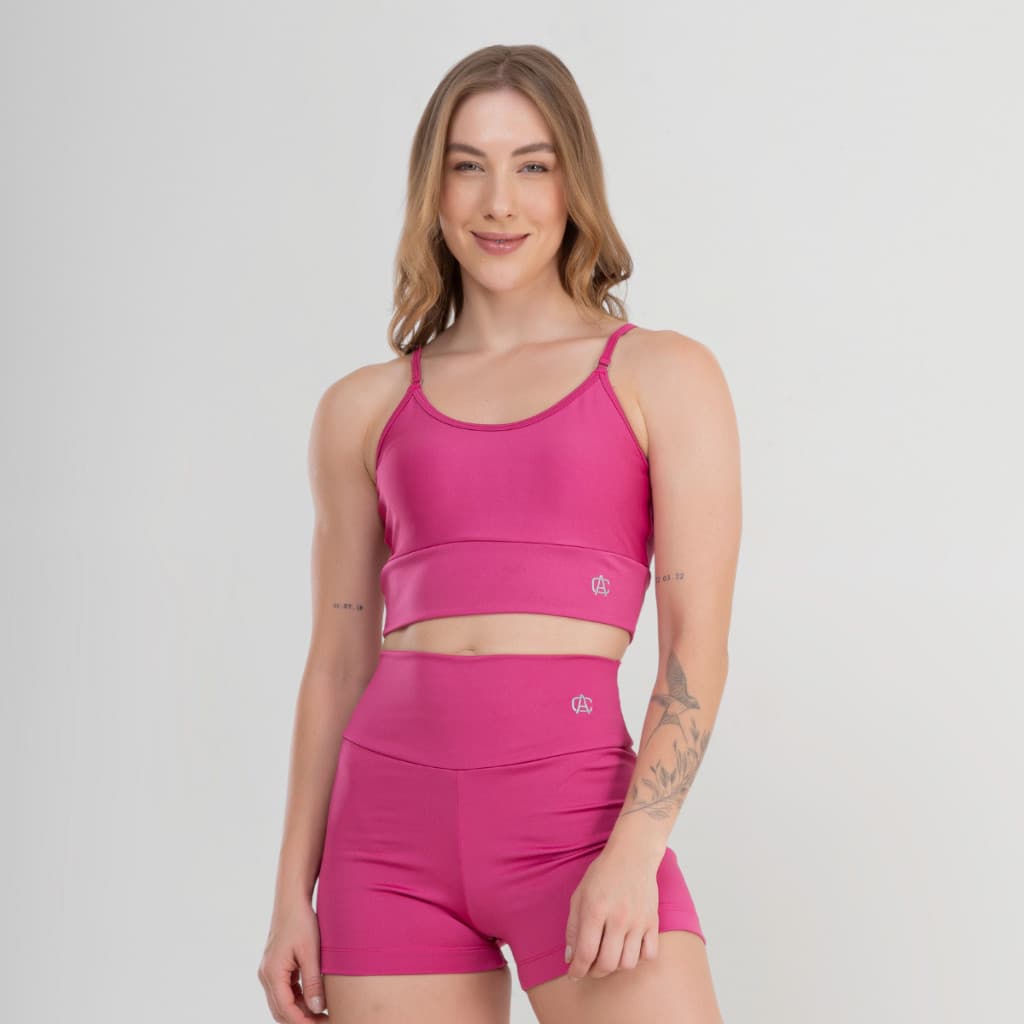 Short Fitness Academia Cintura Alta Zero Transparência