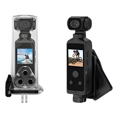 Câmera Sport Action De Bolso Hd 1.3 Tela Lcd Pocket 360º! Cor Preto