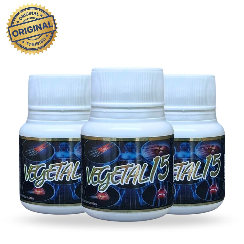 Kit 2 Frascos Vegetal 15 - Suplemento Alimentar 500mg ORIGINAL