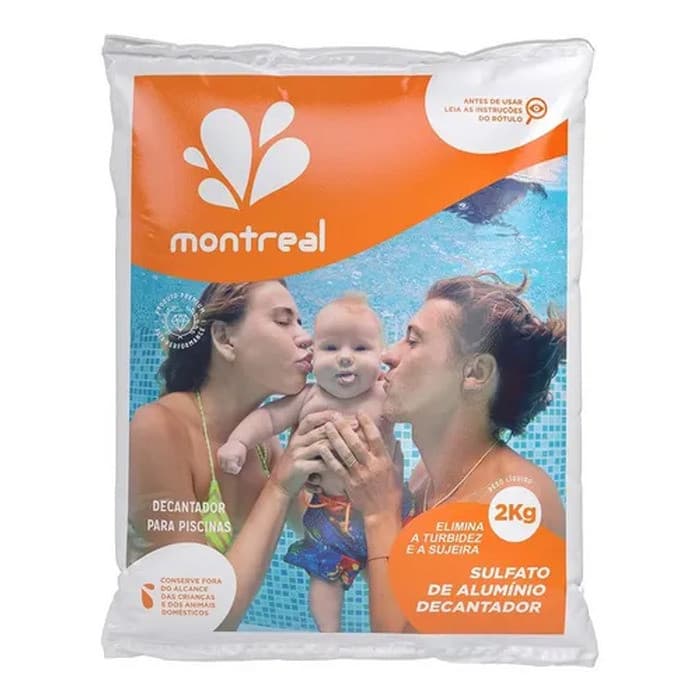 MONTREAL SULFATO DE ALUMÍNIO DECANTADOR 2Kg