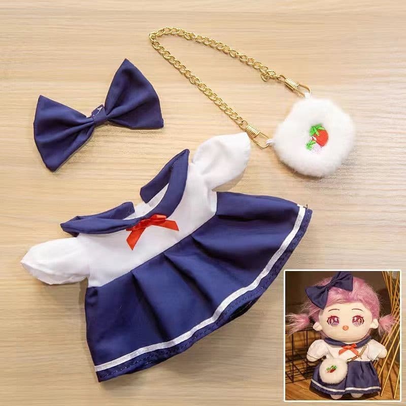 Acessórios de roupas para bonecas de algodão de 20 cm Boneca fantasia Vestido de princesa e - ** e ** -- && -