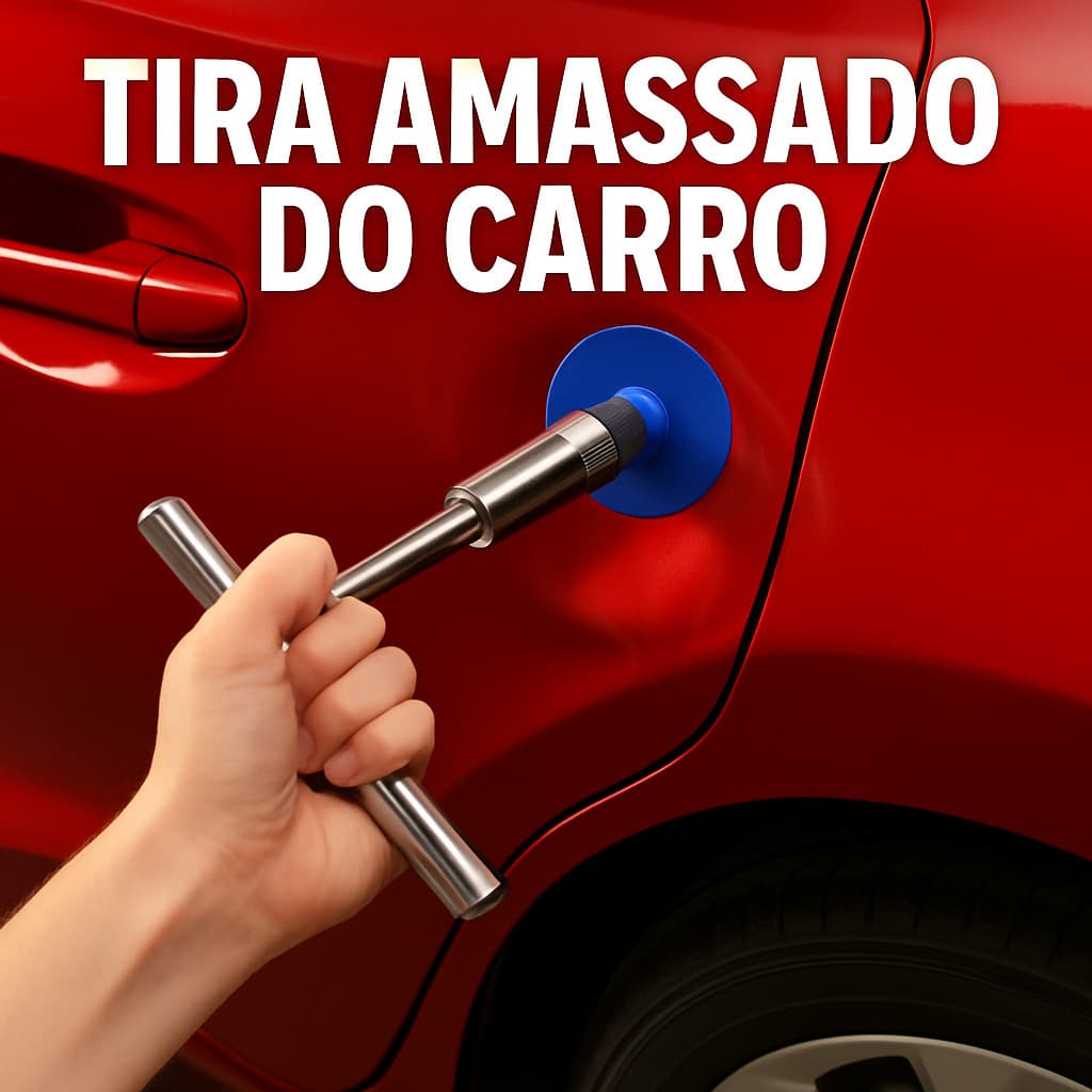 Kit 18 Ventosas Car Dent Tab + Extrator para Amassados Carroceria 2011