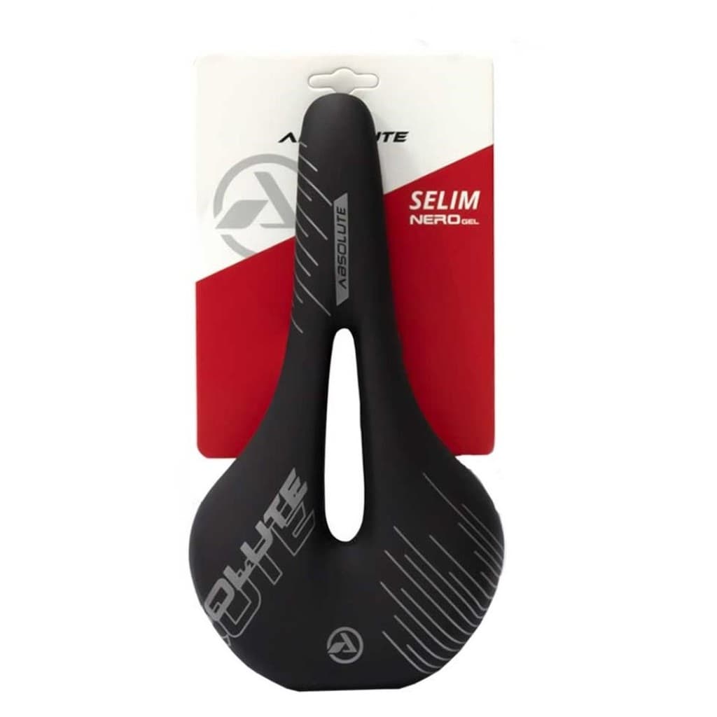 Selim de Gel Absolute Nero Conforto Vazado Preto