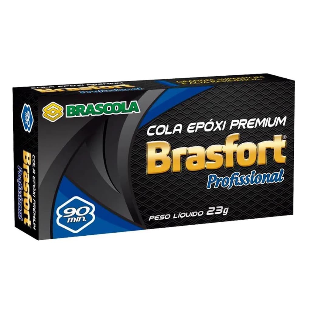 Cola Epoxi Premium Rápido 23gr Brasfort
