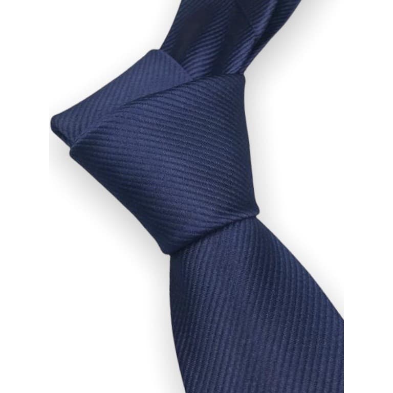 Gravata Azul Marinho Riscada Fina Trabalhada Adulto Padrinhos Formandos