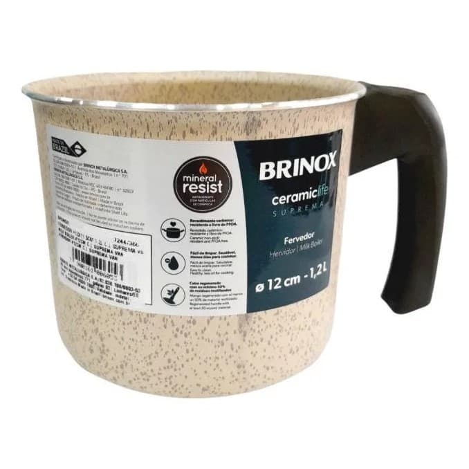 Fervedor 12 cm 1,2l Ceramic Life Suprema Vanilla Ref:7244/366 Brinox
