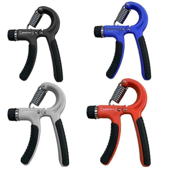 Exercitador de Mãos Ajustável Hand Grip 5-60Kg Cabo Anatômico e Emborrachado