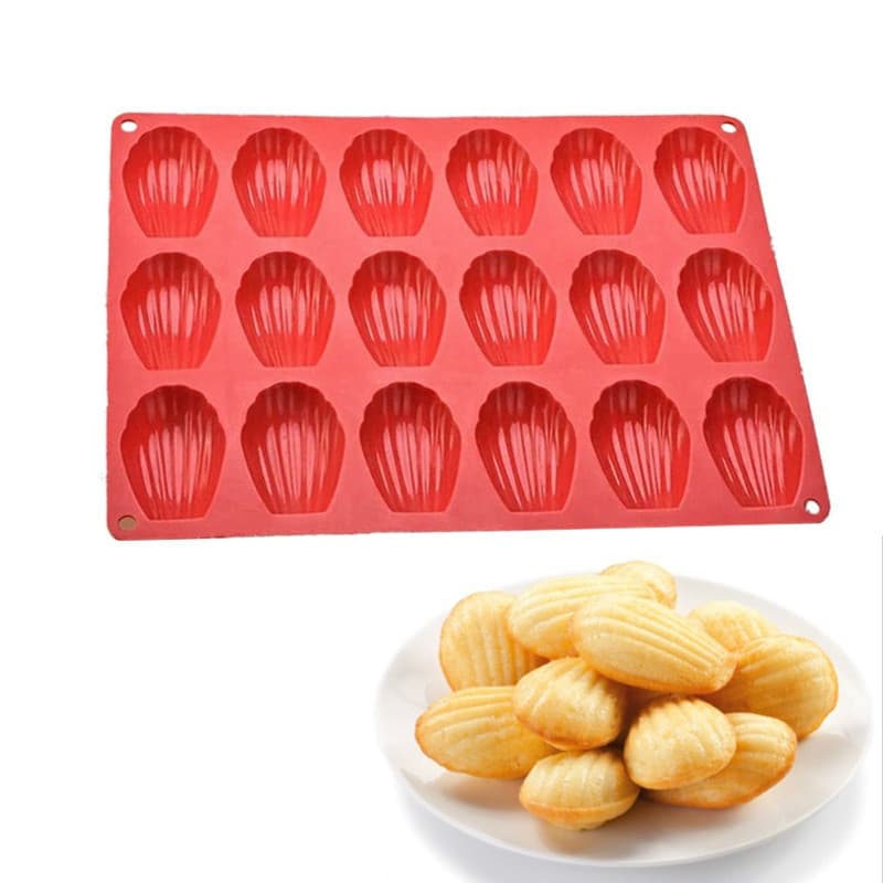 Molde De Silicone Madeleine Para Biscoitos-* & *-*