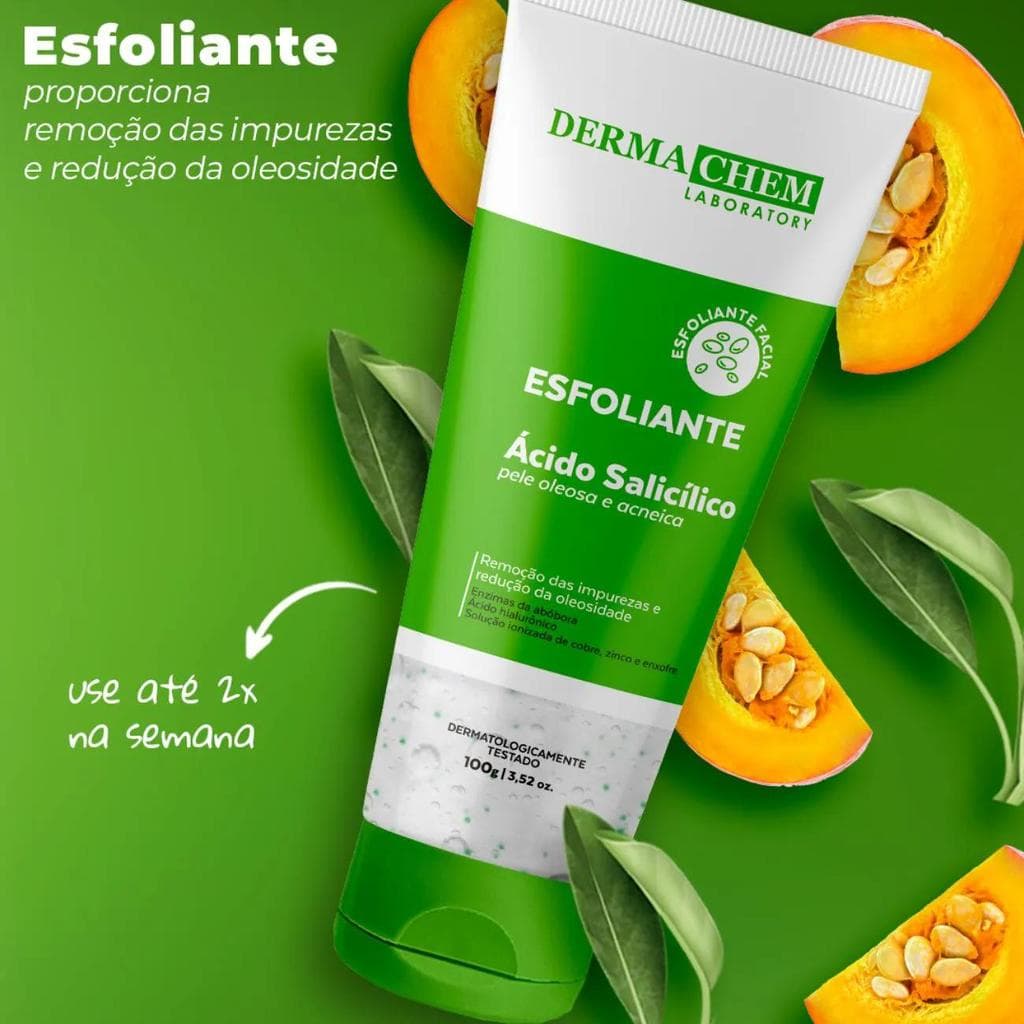Gel Esfoliante Enzimático Ácido Salicílico 100g - Dermachem