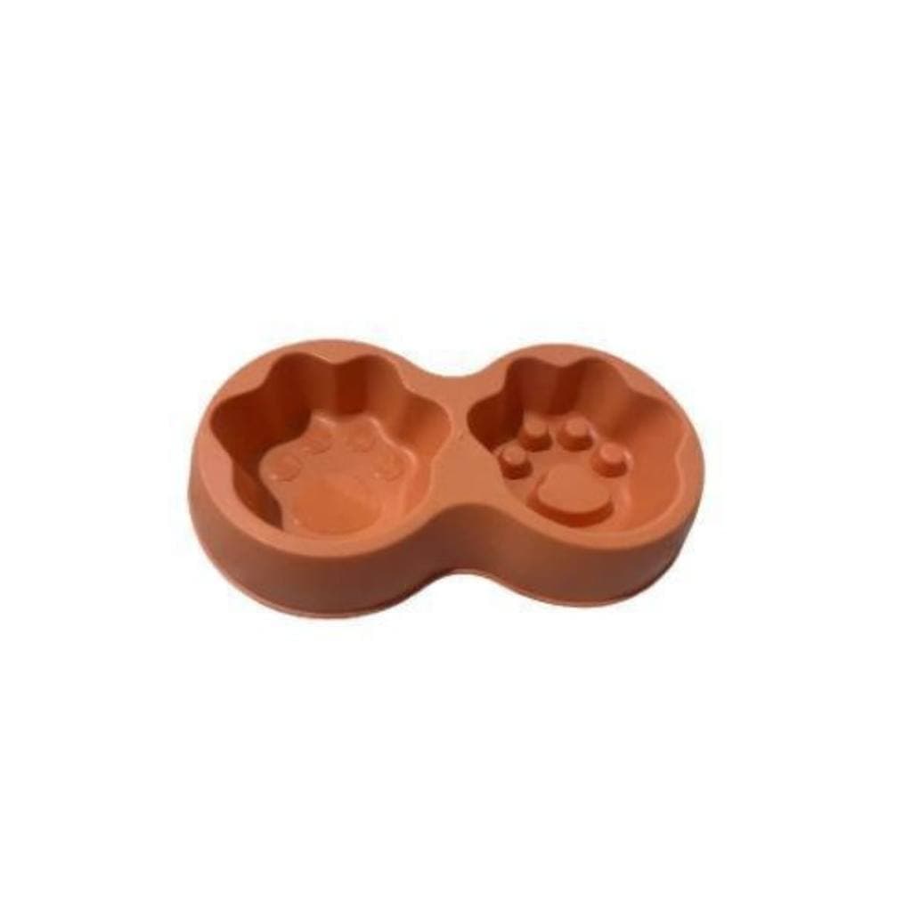 Comedouro e Bebedouro de Plástico Pata Interativo Lento Pet
