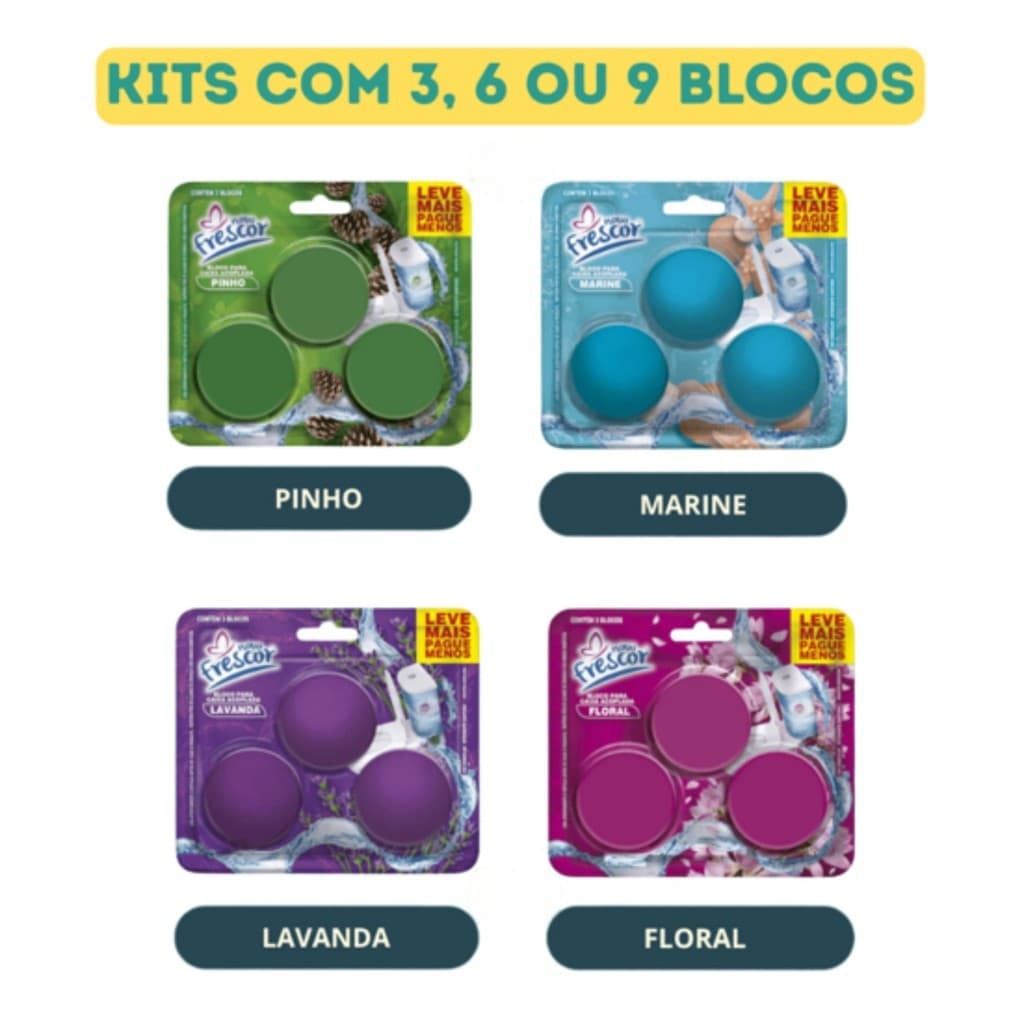 KIT Pedras Bloco Sanitário Caixa Acoplada Pastilha Tablete P/ Caixa Acoplada Pedra Sanitária