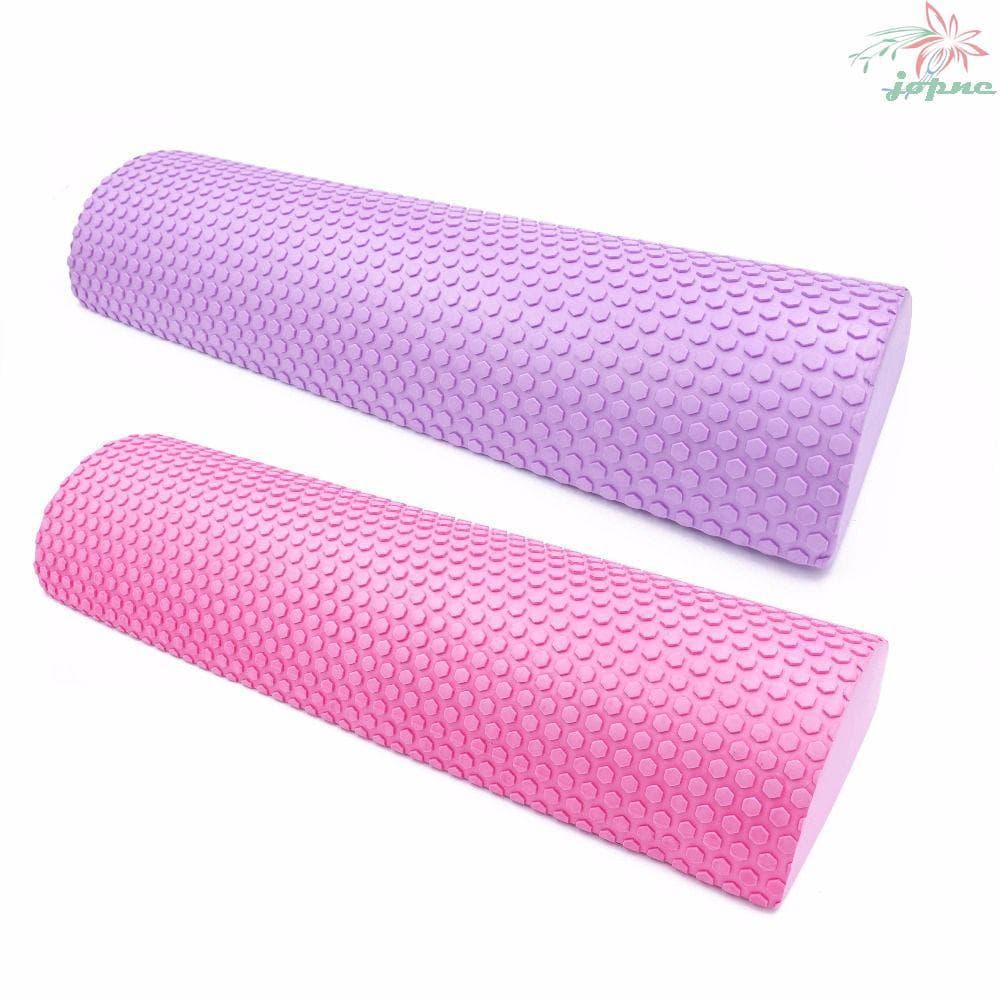 JOPNE Bloco De Ioga Meio Redondo EVA Rolo De Espuma Para Fisioterapia 30-45cm Pilates Fitness Restauração Muscular