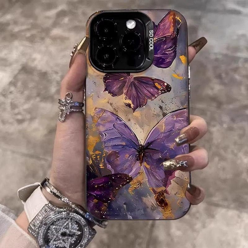 Luffy Padrão Caso De Telefone Bonito Borboleta IPhone XR 11 12 13 14 15 16 PRO MAX PLUS