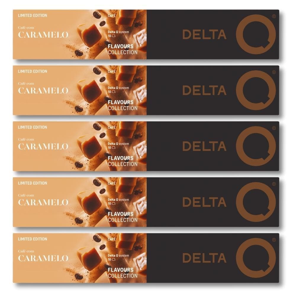 50 Cápsulas Café Delta Q Caramelo