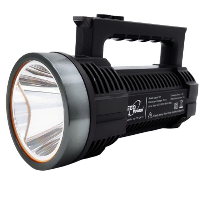 LANTERNA ECOPOWER RECARREGAVEL 2610 (01) SUPER LED -bateria dura até 7 horas