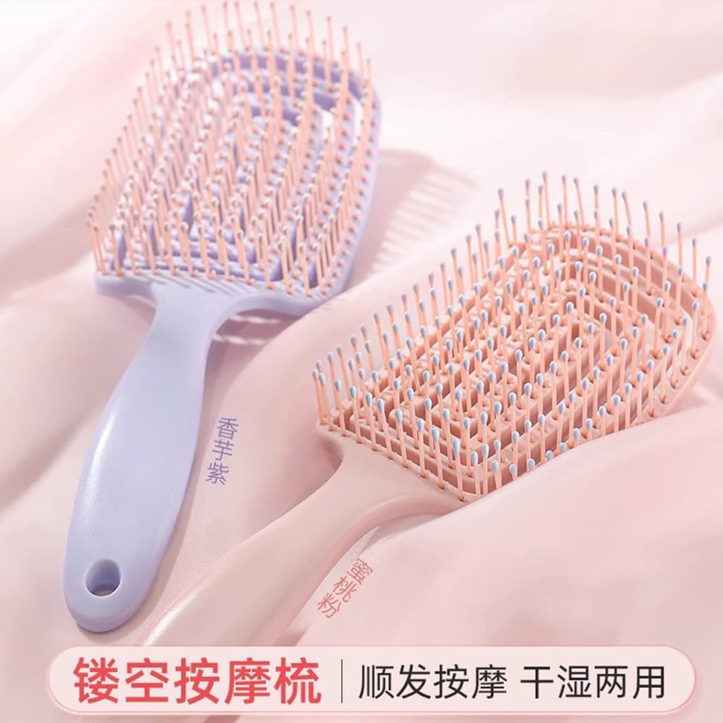 Pente superior fofo de caveira alta, ferramenta útil para mulheres, estilo de cabelo longo dedicado, massagem meridiana,