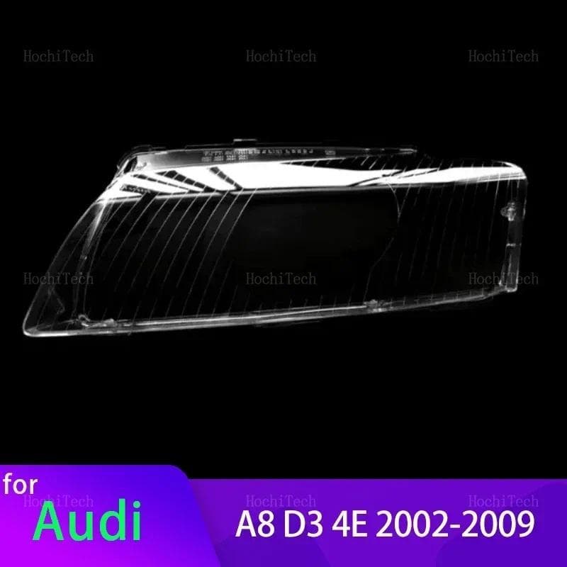 Carcaça Transparente Faróis Dianteiros Lente Escudo Vidro Lampcover Cabeça Luzes Capa Para Audi A8 D3 4E A 8 2002-2009