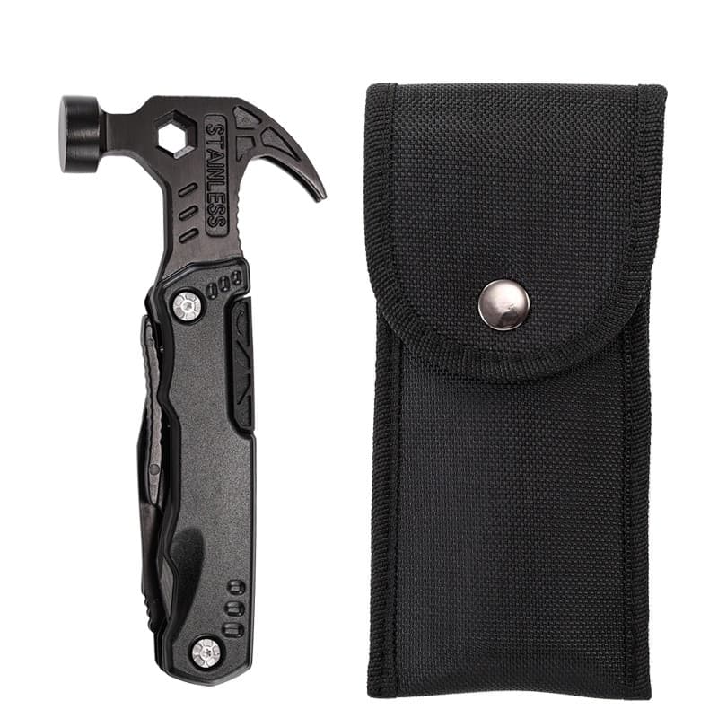 Martelo Portátil Multifuncional Garra Ao Ar Livre Camping Adventure Survival Kit Com Bolsa de Nylon