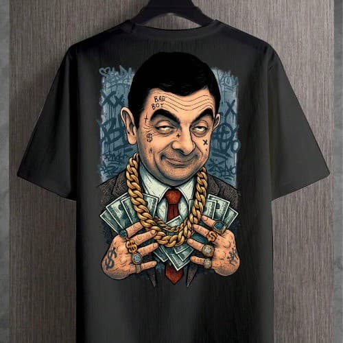 Camiseta Bean Luxo streetwear T-shirt Moda Unissex