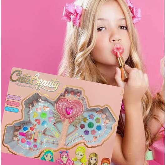 Kit Combo Maquiagem Infantil Paleta de Maquiagem Infantil Menina