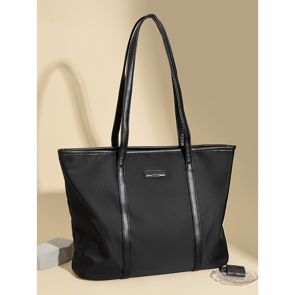 Commuter sacola senhoras 2025 novo estilo grande capacidade lona de náilon portátil bolsa de ombro leve Casual grande sa
