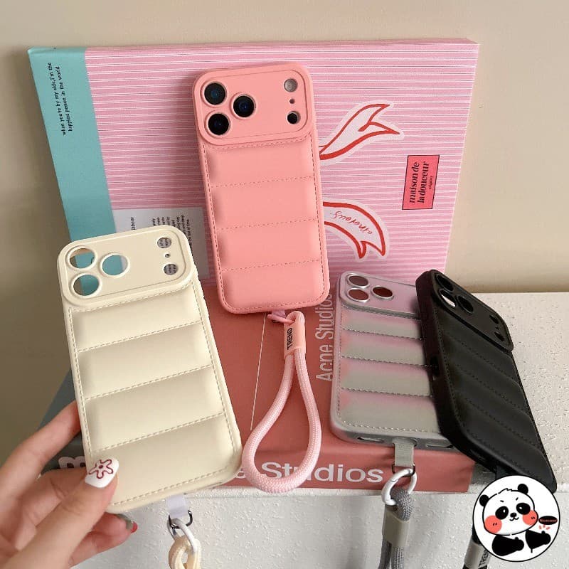 Capa De Jaqueta Com Cordão Para Xiaomi Poco X7 X6 X5 X2 Pro F6 F5 F4 5G 4G Fofa Simples Cor Doce À Prova De Choque Telef