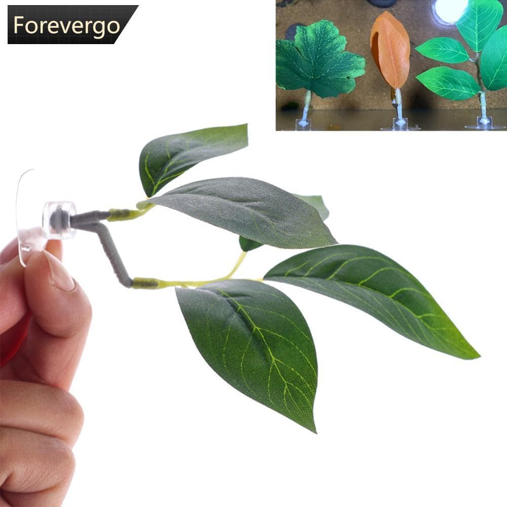 FOREVERGO Betta Folha Rede Com Ventosa Artificial Aquário Planta Cama De Descanso Para Tanque De Peixes Decorativo Flutu