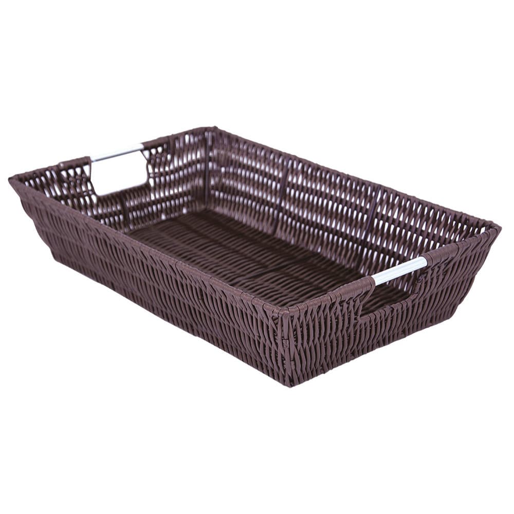 Cesto Retangular África Rattan c/ Alça Decoração Organização
