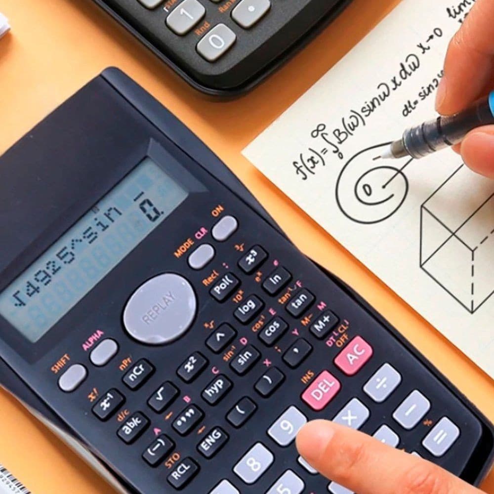 Calculadora Científica Escolar com Funções Matemáticas e Estatísticas