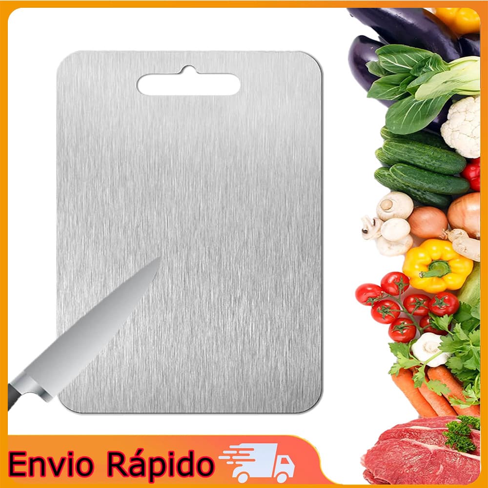 Tábua de corte de frutas Tábua de corte de cozinha Tábua de corte de carne Placa de corte de aço inoxidável de qualidade
