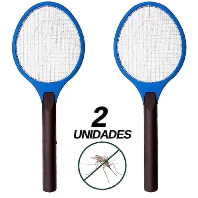 Kit 2 Raquetes elétrica de insetos Recarregável