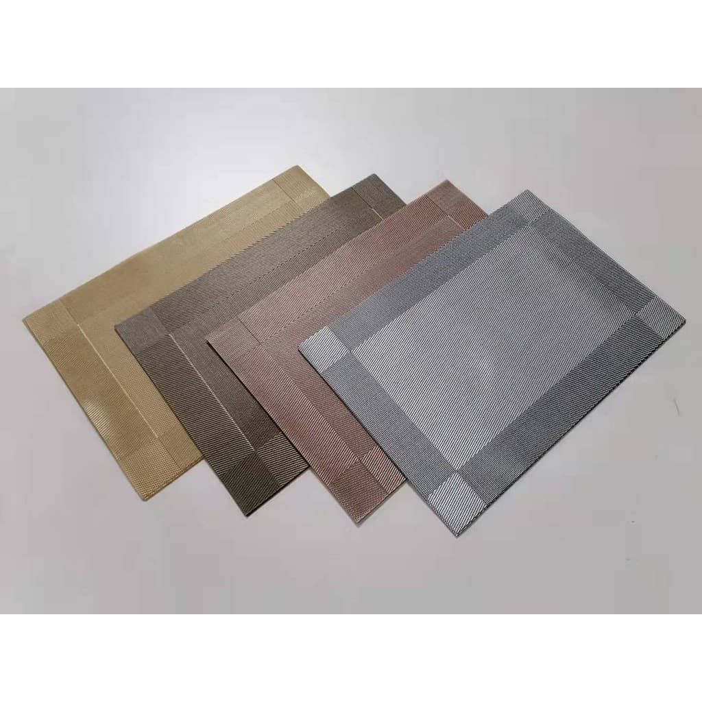 Kit 4UN Jogo Americano PVC 30X45cm Jantar Mesa