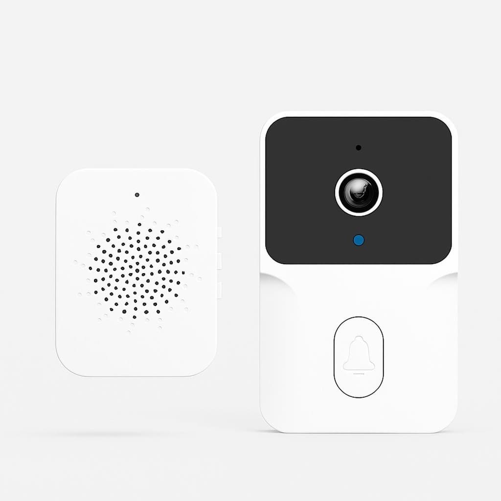 Campainha Wi-Fi com Câmera HD e Sensor de Movimento – Segurança Total Video e Áudio