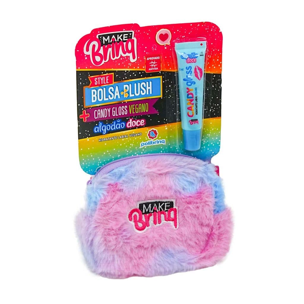 Bolsa Plush C/ Gloss Labial  Polibrinq