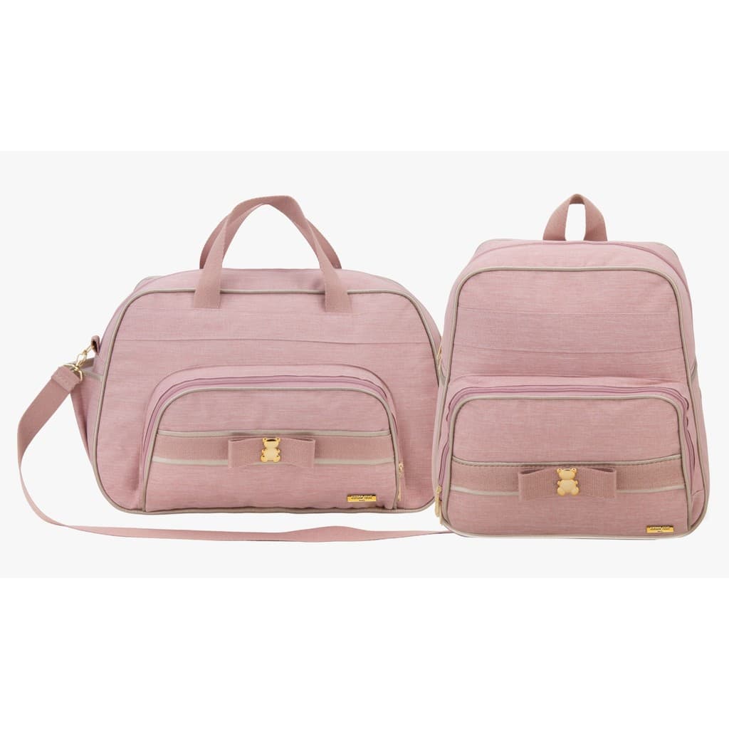 Kit Bolsa Mala Mochila Maternidade Menino Menina Impermeável – 2 peças