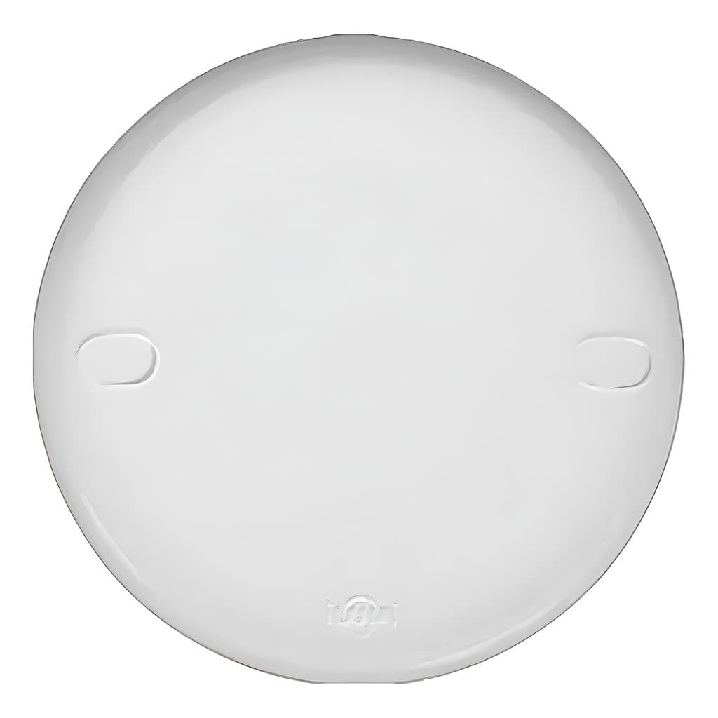 Placa Cega Redonda 3 Polegadas( 7,5cm) Espelho Tampa Branca Cor Branco