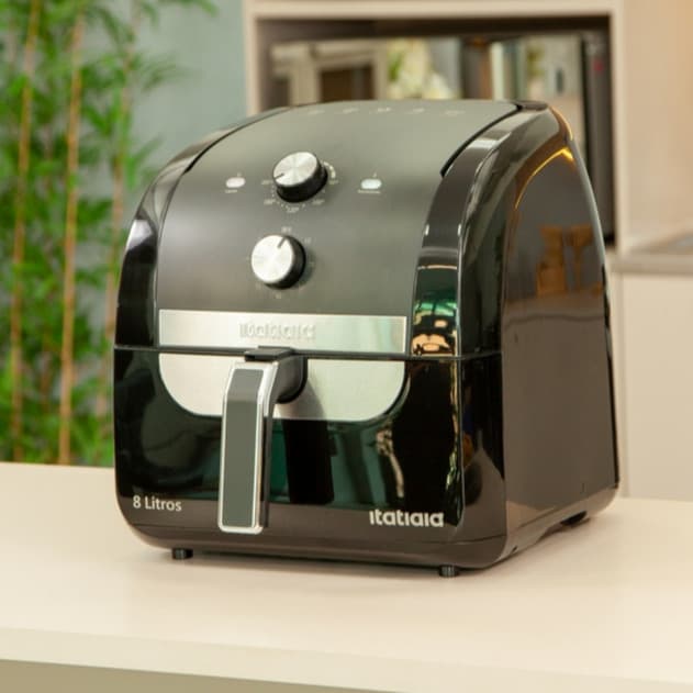 Airfryer Itatiaia Fritadeira Elétrica 8L 5L 4L 3,5L Preta 110v