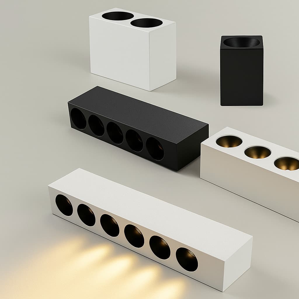Iluminação moderna Spot de Sobrepor LED Downlight DOT Bivolt