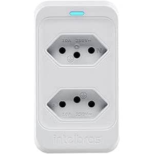 PROTETOR ELETRÔNICO INTELBRAS 2 TOMADAS EPS 302 BR BRANCO