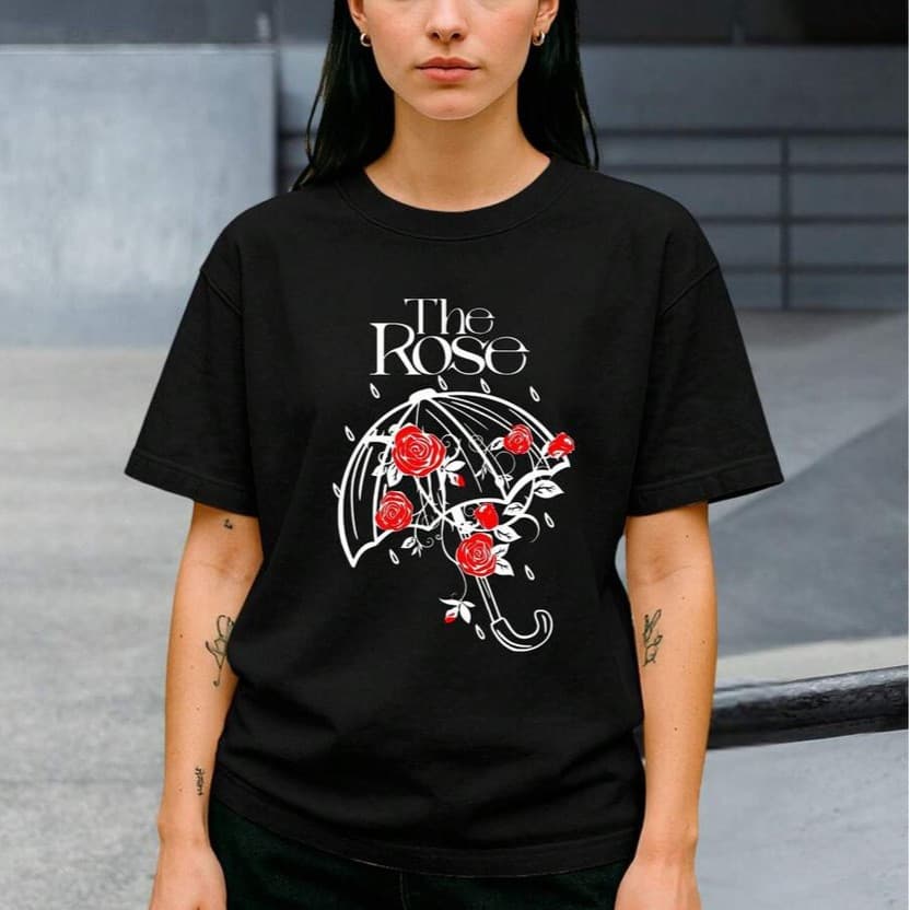 2026 Nova Camiseta Masculino Feminino Oversized Tour The Rose Once Upon A WRLD Show Brasil Turne