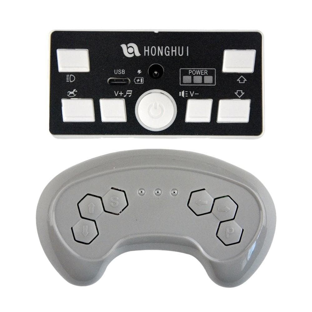 Receptor PEONYQ RC , Controle Remoto De Plástico HH-ZKTY , Acessórios Console Central Cinza Multifuncional