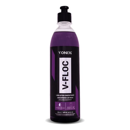 V-floc 500ml Shampoo Automotivo Neutro Concentrado -Vonixx