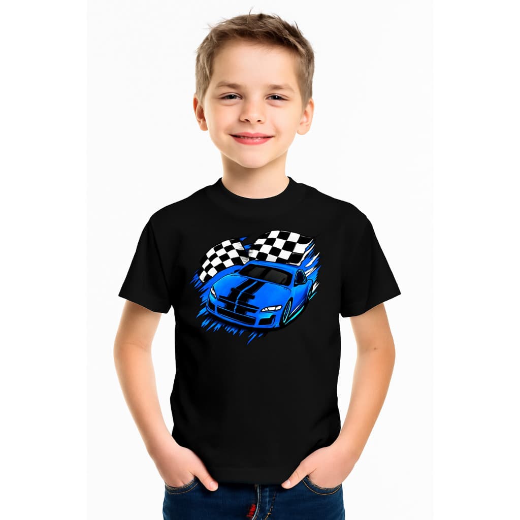 Camiseta Infantil Carros – Aventuras em Alta Velocidade